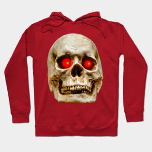 Skull with glowing eyes Hoodie